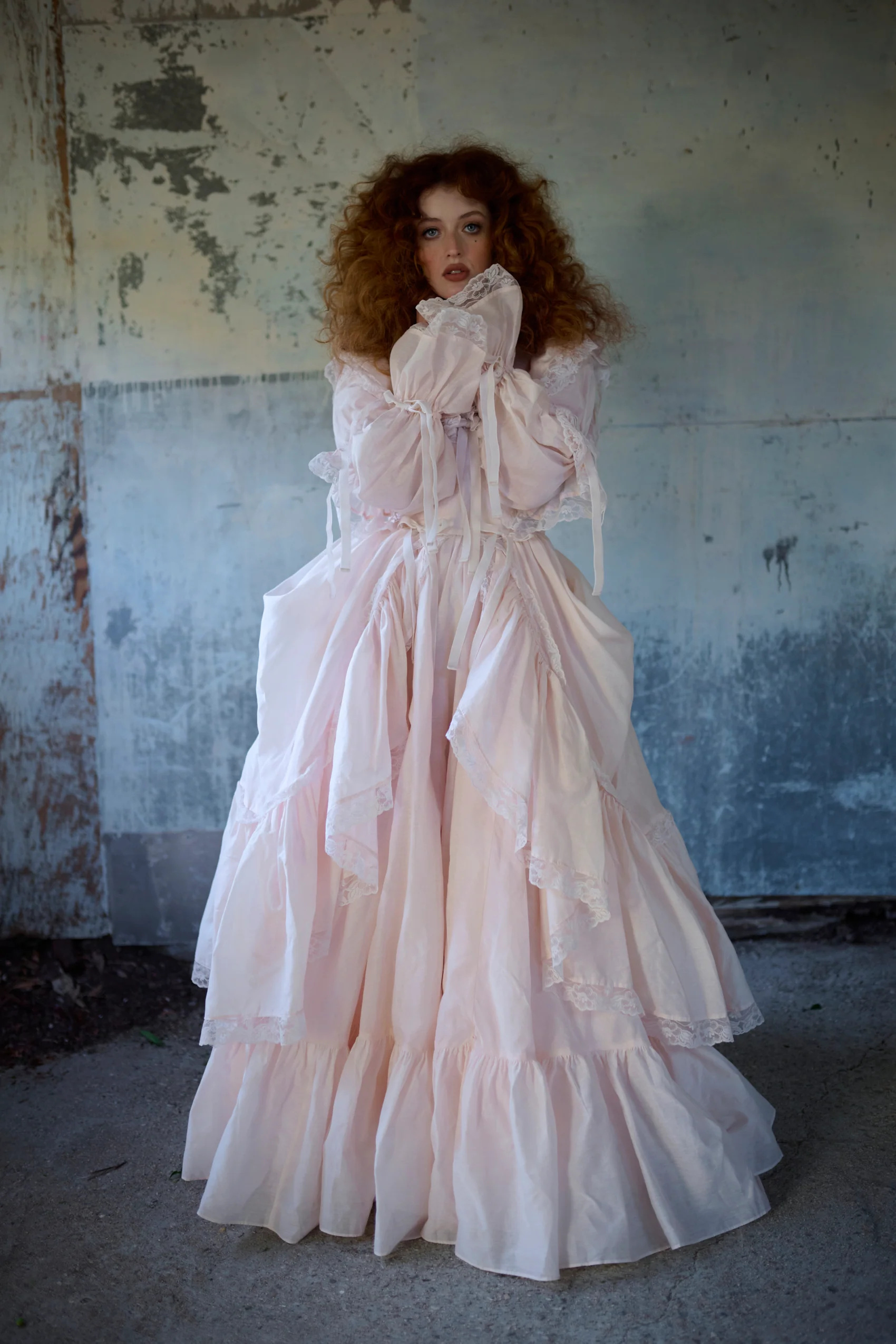 The Blush Silk Organdy Waltz Gown - Image 5