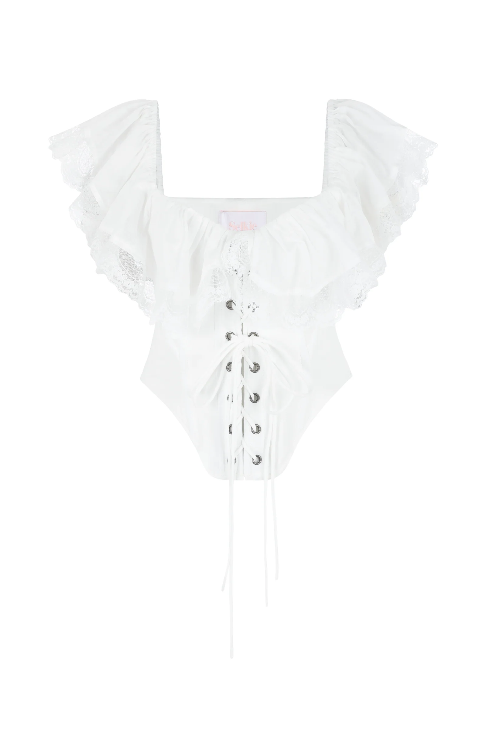 The Ivory Victorian Duchess Corset