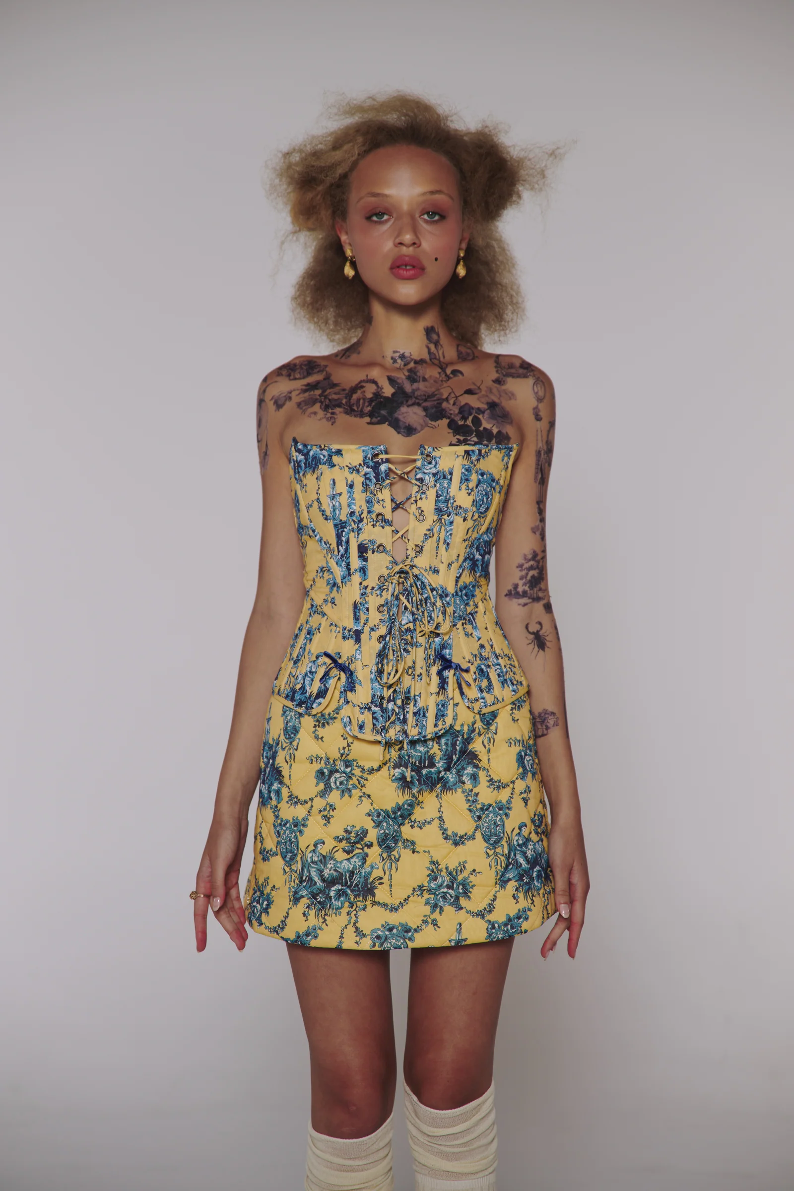The Lumière Quilted Zipper Skirt - Image 5